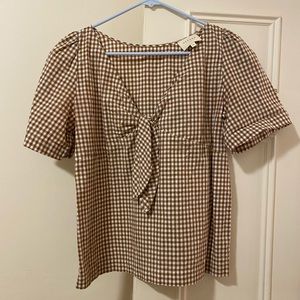 Sézane Short Sleeve Top